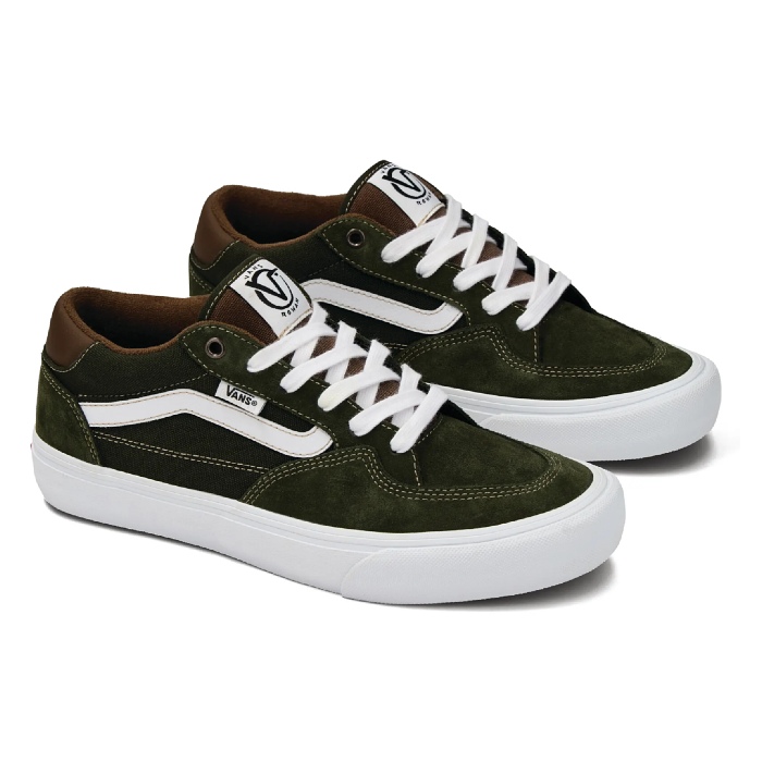 Vans - Rowan - Skate Shoes - Green/Brown