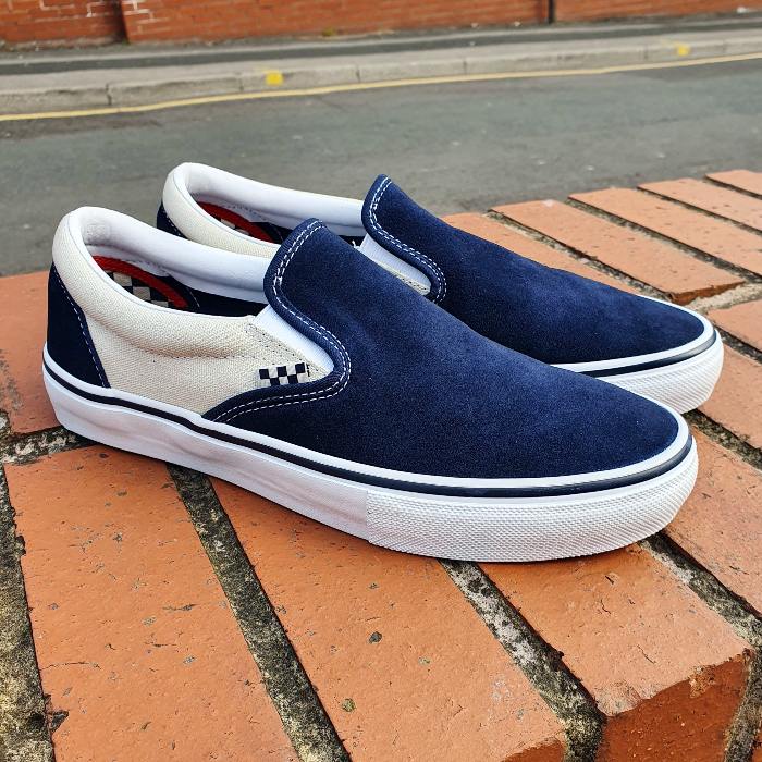 Vans Skate Slip On Shoes Dress Blue/Turtledove
