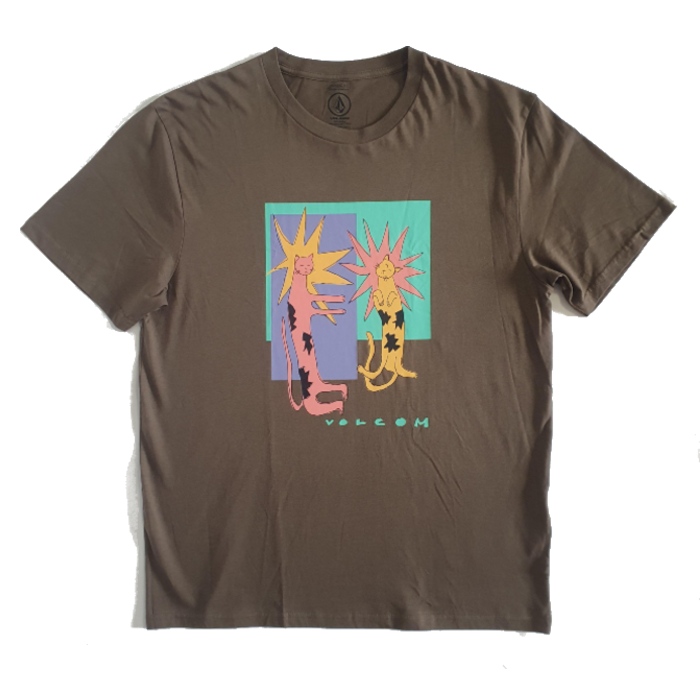 Volcom - Longo Cats - T-Shirt - Sage Leaf
