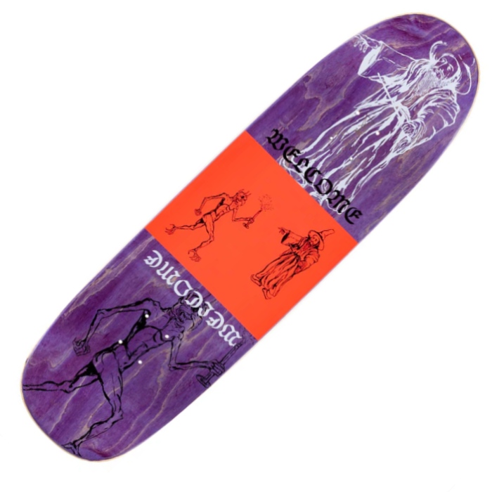 Welcome-Skateboards-Sloth-on-Boline-Skateboard-Deck-9-25-New-A