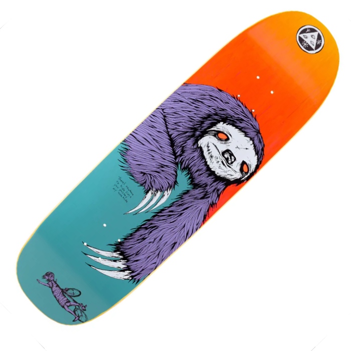 Welcome-Skateboards-Sloth-on-Boline-Skateboard-Deck-9-25-New